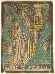 Sainte Barbe, 1460-1480