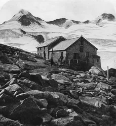 Cabane Kissinger, Hohe Tauern, Autriche, vers 1900s