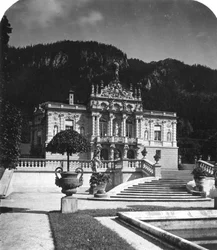Palais de Linderhof, Bavière, Allemagne, vers 1900