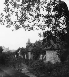Stadtgraben, Bavière, Allemagne, vers 1900