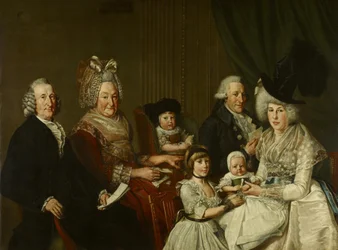 Pieter de Clercq (1731-1807) et sa famille