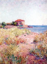 Une villa au bord de la mer