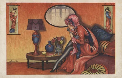 Femme au téléphone