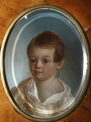 Portrait du poète Alexandre Pouchkine enfant