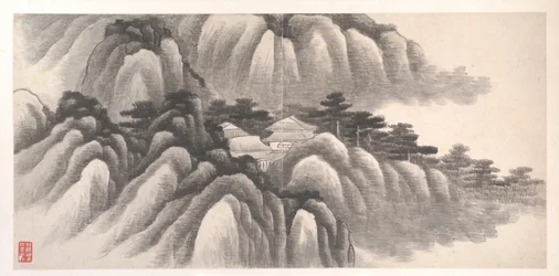 Paysages des douze mois, vers 1685 (album de douze feuilles de peinture ; encre sur papier)