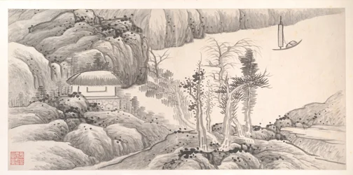 Paysages des douze mois, vers 1685 (album de douze feuilles de peinture ; encre sur papier)