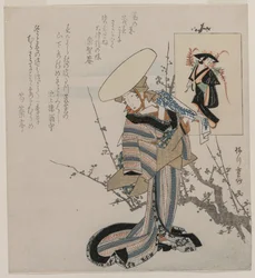 Femme près d