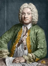 portrait de François Couperin (1668-1733) (gravure)