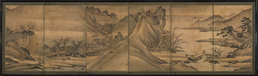 Paysage des quatre saisons
