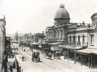 Rundle Street, Adélaïde, Australie, 1895