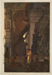 Grand temple à Madura (Madeyura no shinden)