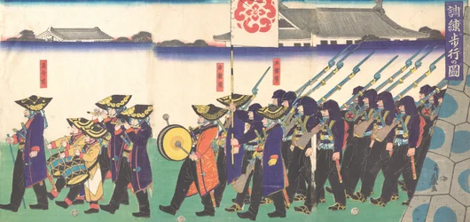 Parade des troupes de l