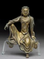 Bodhisattva Avalokitesvara, dynastie Yuan (bronze doré)
