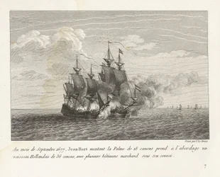 Jean Bart capture une frégate hollandaise, 1677 (Recueil des combats)