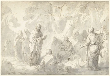 Philosophes discutant de la transmigration des âmes