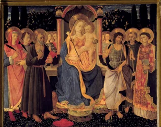 Le retable de Saint Jérôme La Vierge et l