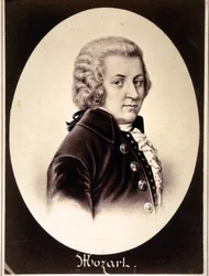 Portrait de Wolfgang Amadeus Mozart (eau-forte)