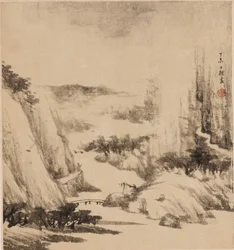 Paysage fluvial, 1667