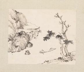 Paysages miniatures, datables de 1751-54 (album de huit feuilles ; encre et couleur sur papier)