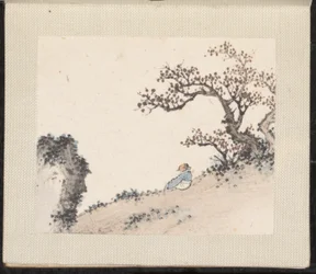 Paysages miniatures, datables de 1751-54 (album de huit feuilles ; encre et couleur sur papier)