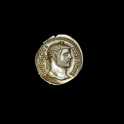 Ancienne pièce romaine représentant Dioclétien, 284-305 AD
