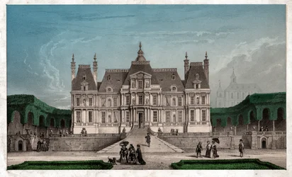 Château de Maison Lafitte, vers 1850 (gravure)