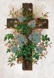 Croix de Jésus-Christ, vers 1910 (lithographie)