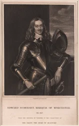 Edward Somerset, marquis de Worcester, vers 1640