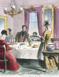 Nourriture et ornement, vers 1845