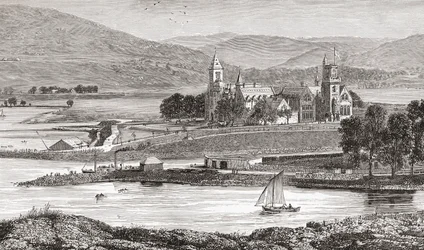Abbaye de Fort Augustus, alias Abbaye de Saint-Benoît, Fort Augustus, Inverness-shire, Écosse