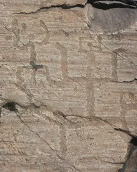 Vallée de Camonica, pétroglyphes sur roche