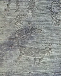 Vallée de Camonica, pétroglyphes sur roche