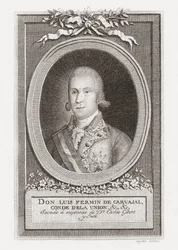 Luis Fermín de Carvajal, Comte de la Unión. Portrait.