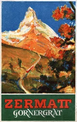Montagne du Cervin, c.1930 (gravure)