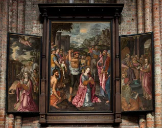 Église paroissiale (Parochiekerk Sint-Walburga). Triptyque