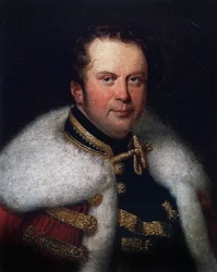 Portrait de Franz Brunsvik (1777-1849), violoncelliste slovaque et directeur du théâtre municipal de Budapest