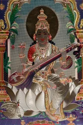 Saraswati : la déesse hindoue de la connaissance, de la musique, de l