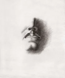 Étude pour le visage d