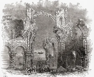 Le monastère de Lindisfarne