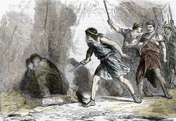 Le suicide de Néron, 9 juin 68. XIXe siècle