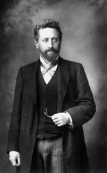 William Ayrton, ingénieur britannique, vers 1890