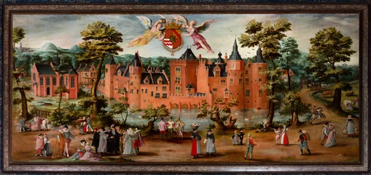 Hôtel de ville de Zottegem (Stadhuis). Peinture.