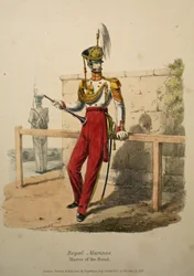 Maître de la bande des Royal Marines, vers 1830