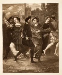 Le Tableau dansant, vers 1532, pub. 1902 (collotype)