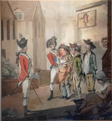 Armée britannique, groupe de recrutement britannique, 1780