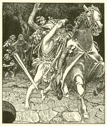 Sir Kay et le fou de la forêt