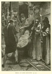 Enterrement du roi Ethelbert