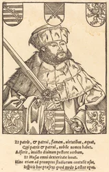 Jean Frédéric le Magnanime, en robes électorales (droite)