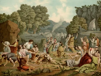 La collecte de la manne dans le désert
