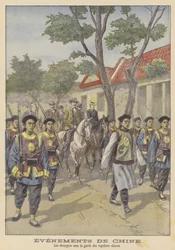 La Rébellion des Boxers : étrangers sous la garde des troupes régulières chinoises